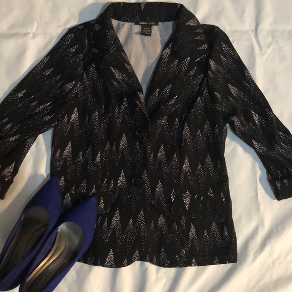 Robert Louis Jackets & Blazers - Robert Louis, size S, black/white blazer